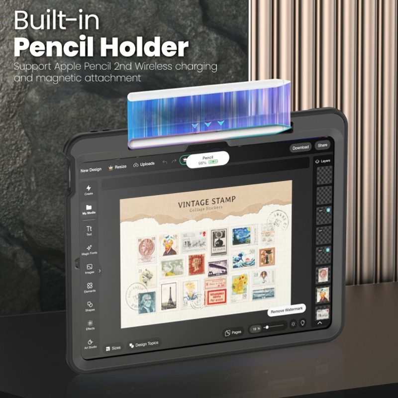 Kuori iPad Pro 13 (2025) Älykäs Muotoilu