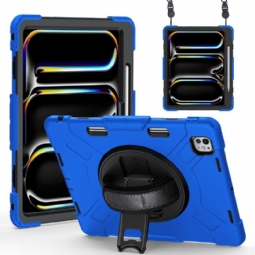 Kuori iPad Pro 13 (2025) Erittäin Kestävä Jalusta Ja Olkahihna