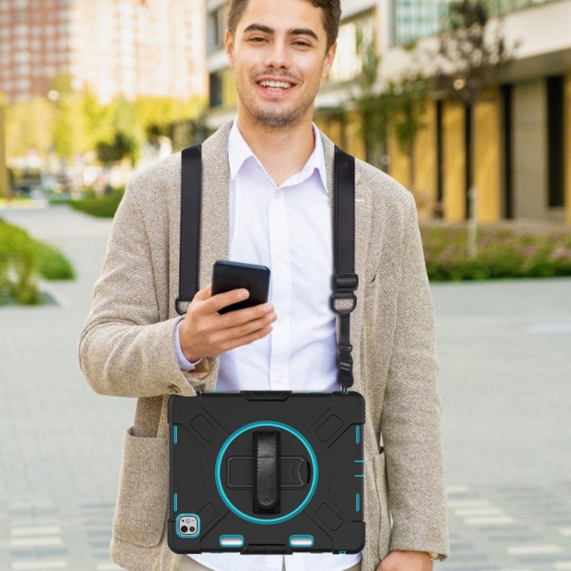 Kuori iPad Pro 13 (2025) Erittäin Kestävä Jalusta Ja Olkahihna