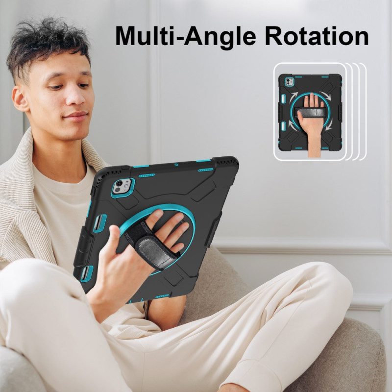 Kuori iPad Pro 13 (2025) Erittäin Kestävä Jalusta Ja Olkahihna