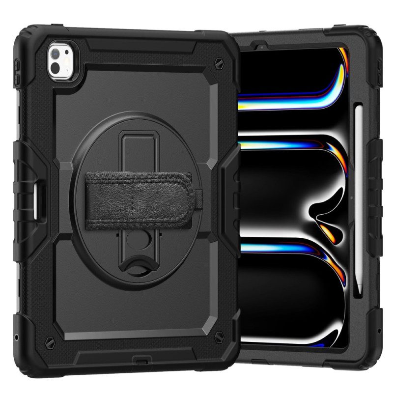 Kuori iPad Pro 13 (2025) Kestävä Näytönsuoja Ja Olkahihna