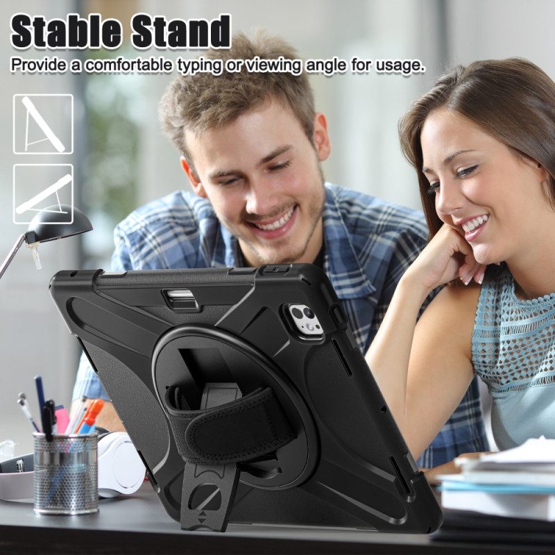 Kuori iPad Pro 13 (2025) Kynän Pidike Ja Olkahihna