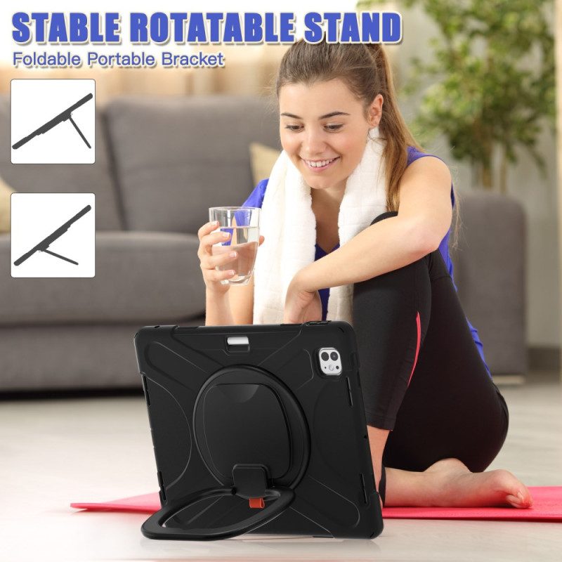 Kuori iPad Pro 13 (2025) Pyörivä Jalusta Ja Kahva