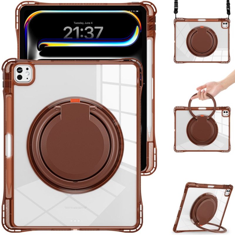 Puhelinkuoret iPad Pro 13 (2025) Säädettävä Jalusta Ja Olkahihna