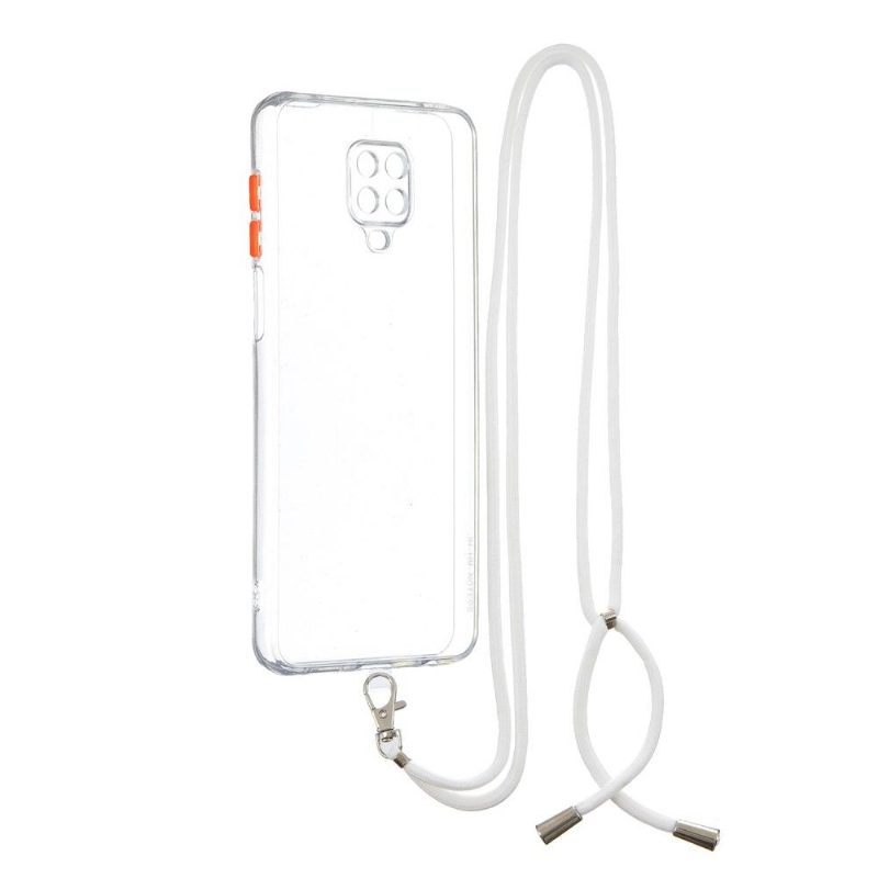 Kuori Xiaomi Redmi Note 9S / Redmi Note 9 Pro Kiristysnyörillä Tyhjennä Puskuri