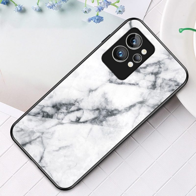 Kuori Realme GT 2 Pro Alkuperäinen Marble Lina Glass Back