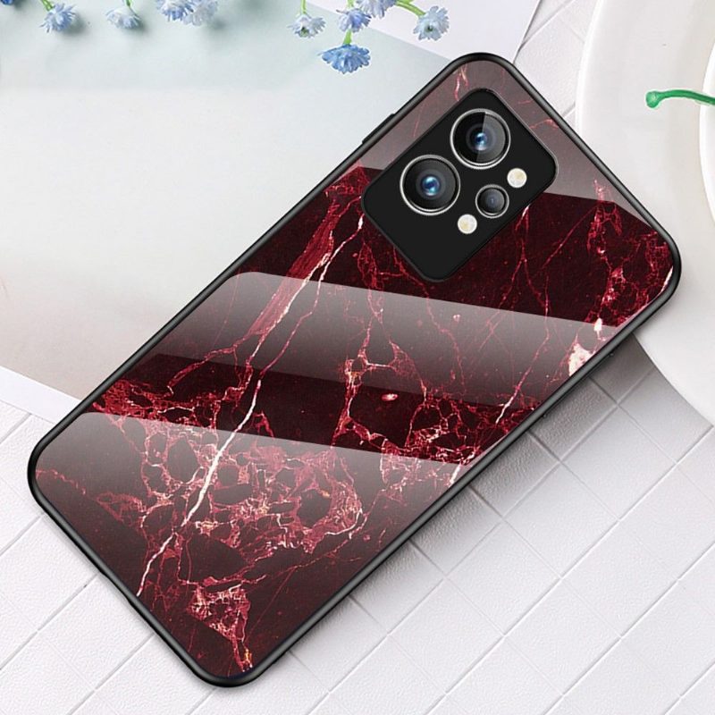 Kuori Realme GT 2 Pro Alkuperäinen Marble Lina Glass Back
