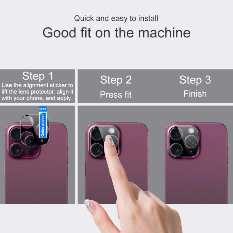 Karkaistusta Lasista Valmistettu Linssinsuoja Oppo Reno 14 Pro 5g (musta Versio) Imak