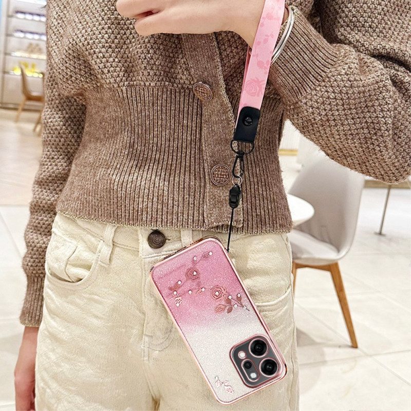 Kuori Oppo Reno 14 Pro 5g Strassit Kukat Suojakuori