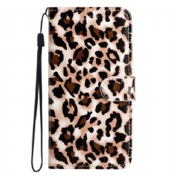 Nahkakotelo Oppo Reno 14 Pro 5g Leopardikuvio