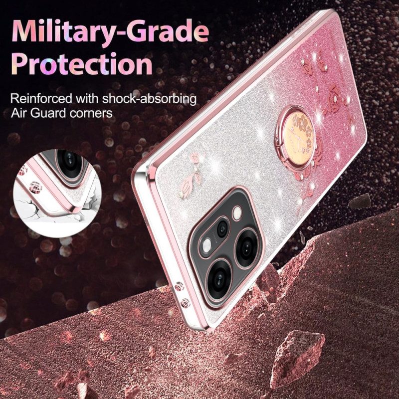 Puhelinkuoret Oppo Reno 14 Pro 5g Strassilla Koristeltu Sormuspidike