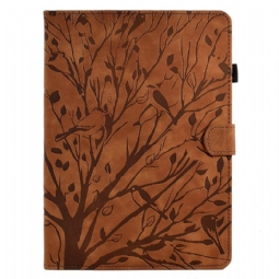 Kotelot Samsung Galaxy Tab S11 Mokkanahkainen Oksakuvio