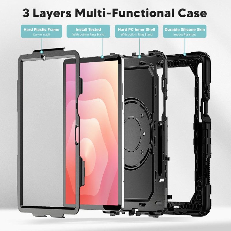 Kuori Samsung Galaxy Tab S11 Kestävä Olkahihnalla