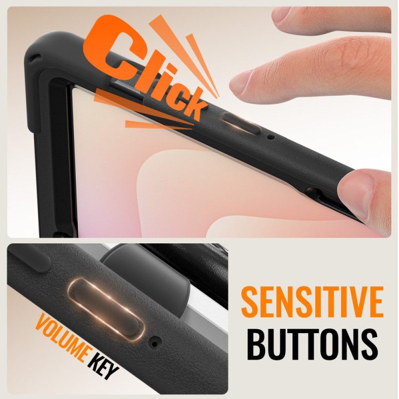 Kuori Samsung Galaxy Tab S11 Kolminkertainen Suojaus Sormuspidikkeellä