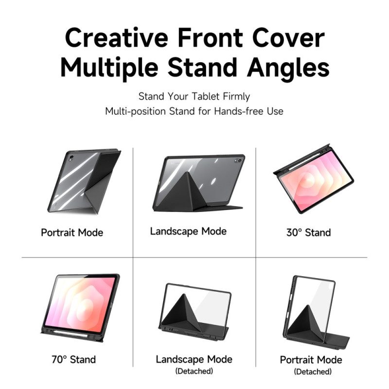 Samsung Galaxy Tab S11 Origami-teline Kynäpidikkeellä