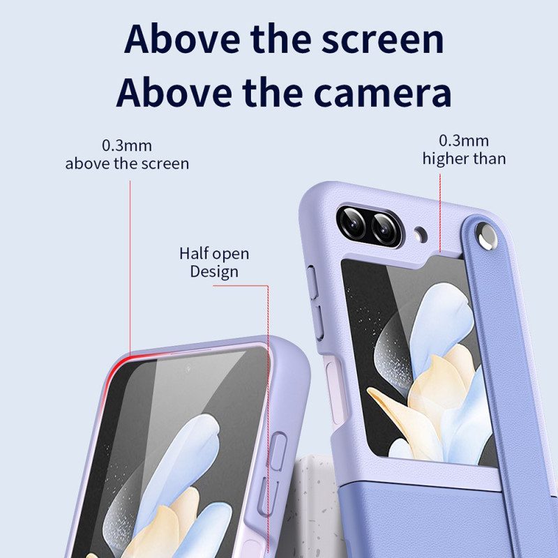 Kuori Samsung Galaxy Z Flip 5 Kaksivärinen Hihna