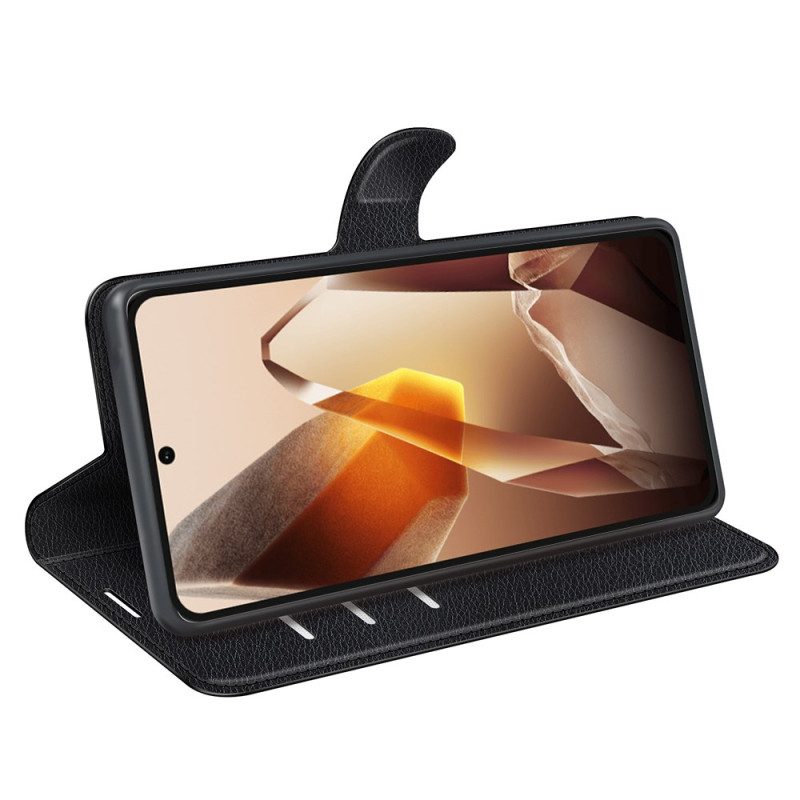 Kotelot Oneplus 13 Klassinen Litsikuvioinen Tekonahka