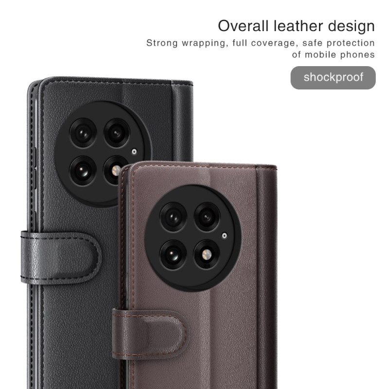 Kotelot Oneplus 13 Nahka Suojakuori