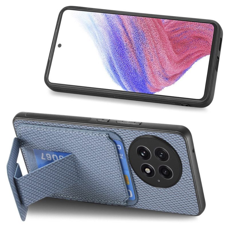 Kuori Oneplus 13 Korttikotelo Ja Kokoontaitettava Teline