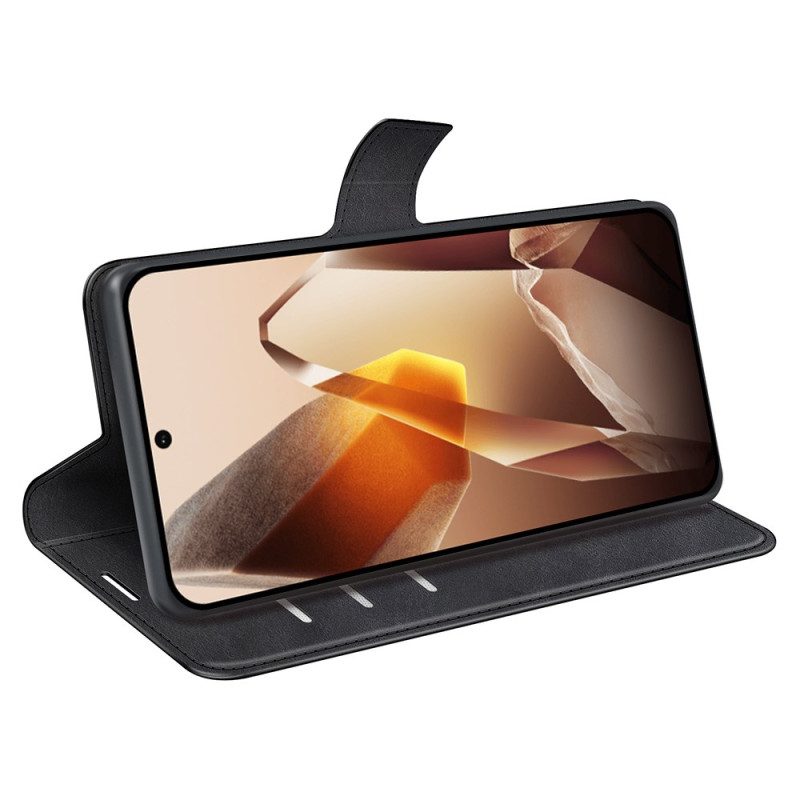 Nahkakotelo Oneplus 13 Nahkatyylinen