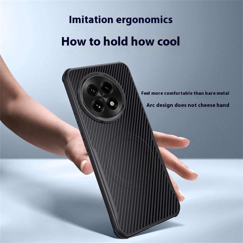 Puhelinkuoret Oneplus 13 Hiilikuitukuvio Magsafe-yhteensopiva