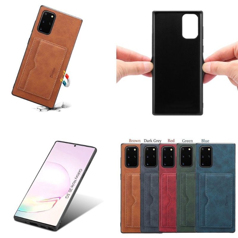 Kuori Samsung Galaxy Note 20 Ultra Suojakuori Denior Leather Effect -korttikotelo
