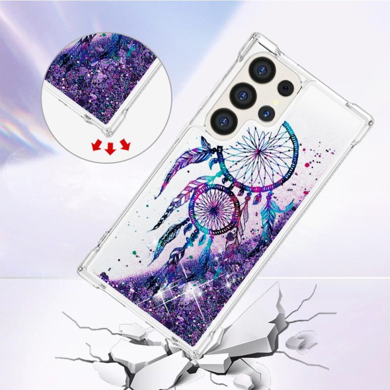 Kuori Samsung Galaxy S24 Ultra 5g Unensieppaajan Paljetteja