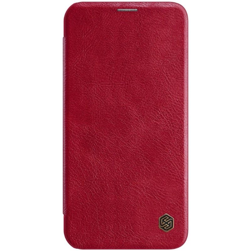 Kotelot iPhone 12 Pro Max Qin-nahkaefekti