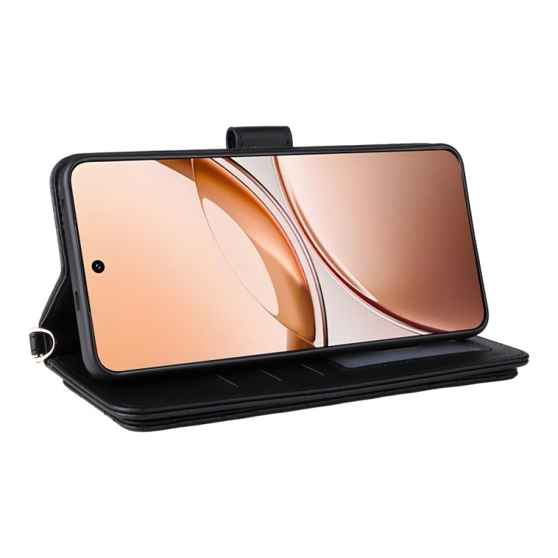 Kotelot Vivo V50 Lite 5g Tikattu Hihna Ja Olkahihna Suojakuori