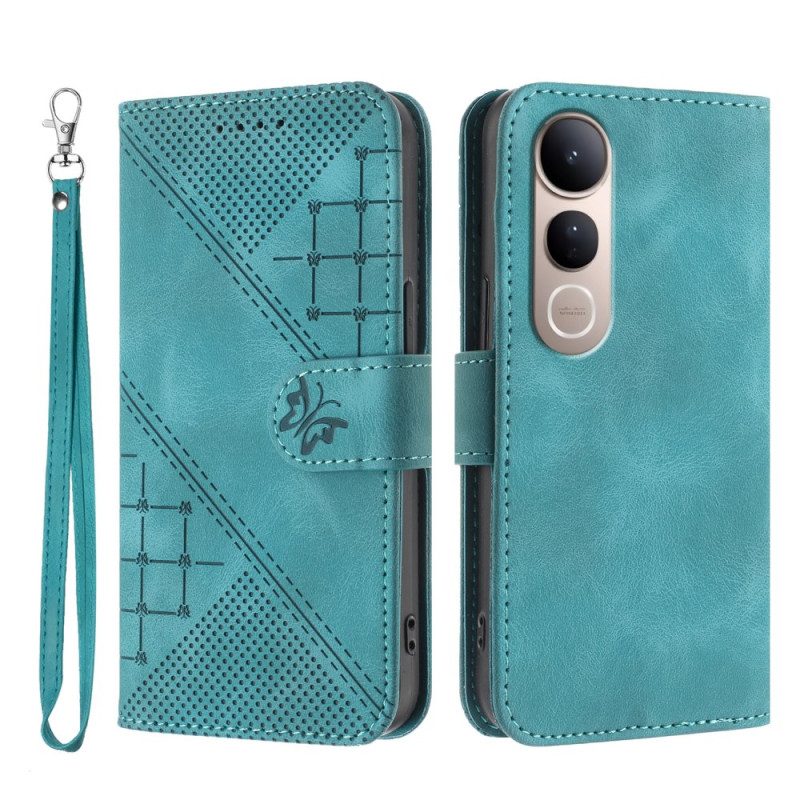 Kuoret Vivo V50 Lite 5g Geometrinen Rannekekuvio