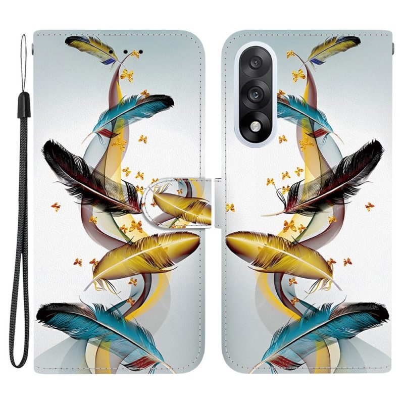 Kotelot Oneplus Nord 5 Kultaisia Höyheniä