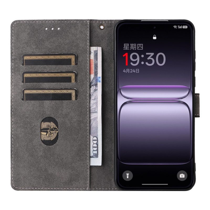 Kotelot Oneplus Nord 5 Mokkanahkaefekti Rfid-suojaus