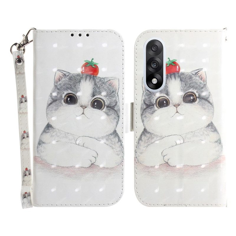 Kotelot Oneplus Nord 5 Söpö Kissan Hihna Suojakuori