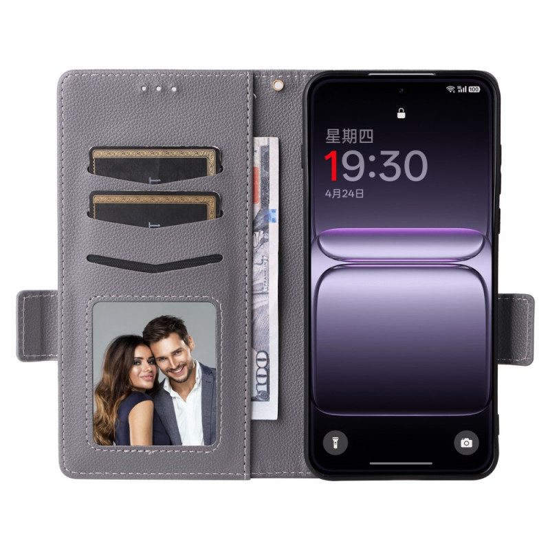 Kotelot Oneplus Nord 5 Teksturoitu Hihnalla Suojakuori