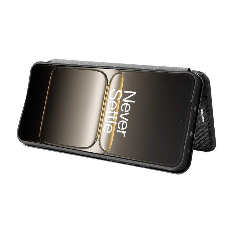 Nahkakotelo Oneplus Nord 5 Hiilikuitu