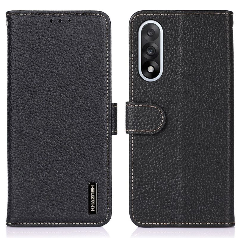 Nahkakotelo Oneplus Nord 5 Khazneh Teksturoitu Nahka