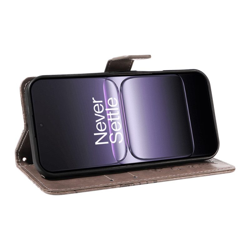 Nahkakotelo Oneplus Nord 5 Suuret Perhoset