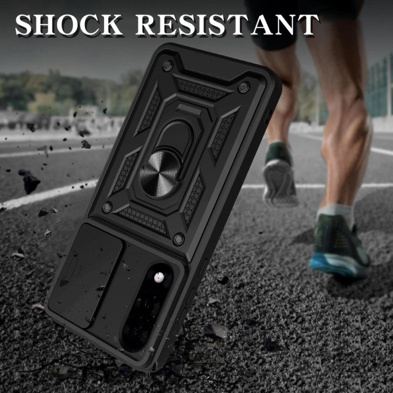 Puhelinkuoret Oneplus Nord 5 Liukuva Kameransuoja Ja Jalusta