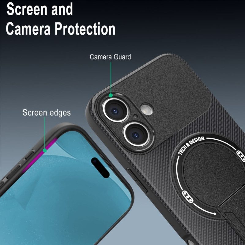 Case iPhone 17 Puhelinkuoret Erittäin Kestävä Ja Sisäänrakennettu Jalusta