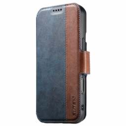 Kotelot iPhone 17 Kaksivärinen Magsafe-teksturoitu Nahka Suojakuori