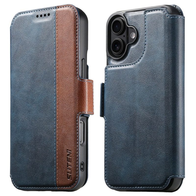 Kotelot iPhone 17 Kaksivärinen Magsafe-teksturoitu Nahka Suojakuori