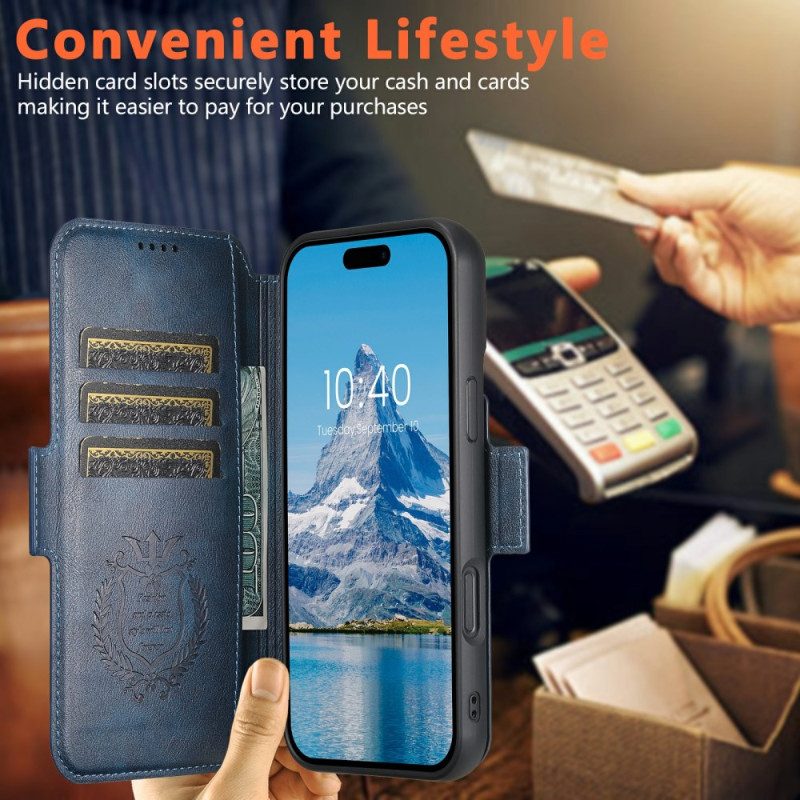 Kotelot iPhone 17 Kaksivärinen Magsafe-teksturoitu Nahka Suojakuori