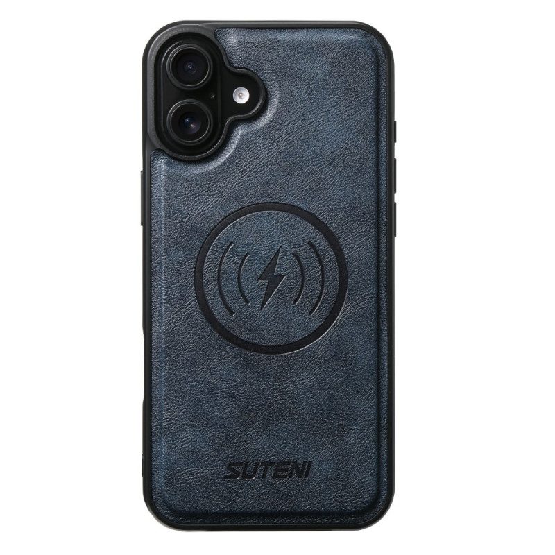 Kotelot iPhone 17 Kaksivärinen Magsafe-teksturoitu Nahka Suojakuori