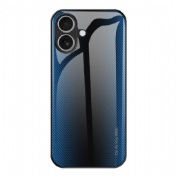 Kuori iPhone 17 Hiilikuitukuvioinen Karkaistu Lasi