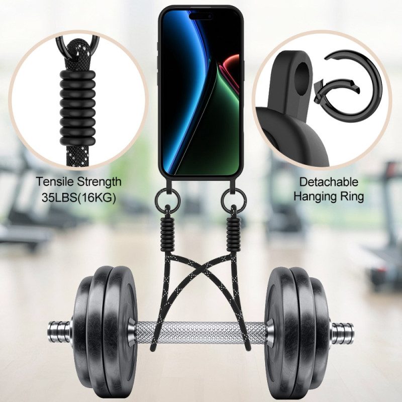 Kuori iPhone 17 Korttikotelon Hihna