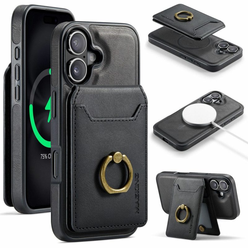 Kuori iPhone 17 Magsafe Rfid-korttipidikkeellä Ja Integroidulla Jalustalla