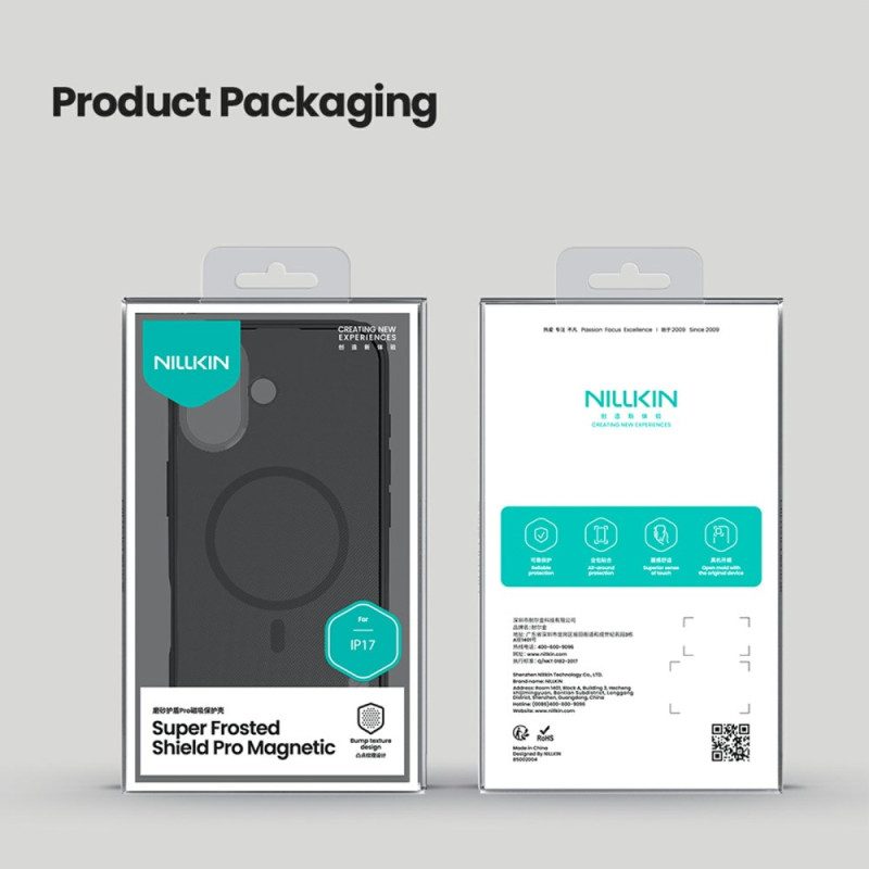 Kuori iPhone 17 Magsafe-yhteensopiva Frosted Shield Pro Nillkinin Kanssa