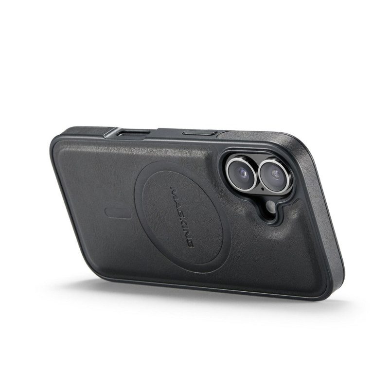 Kuori iPhone 17 Magsafe-yhteensopiva Premium Leather Effectin Kanssa