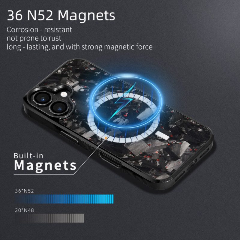 Kuori iPhone 17 Taottu Aramidikuituinen Magsafe Suojakuori