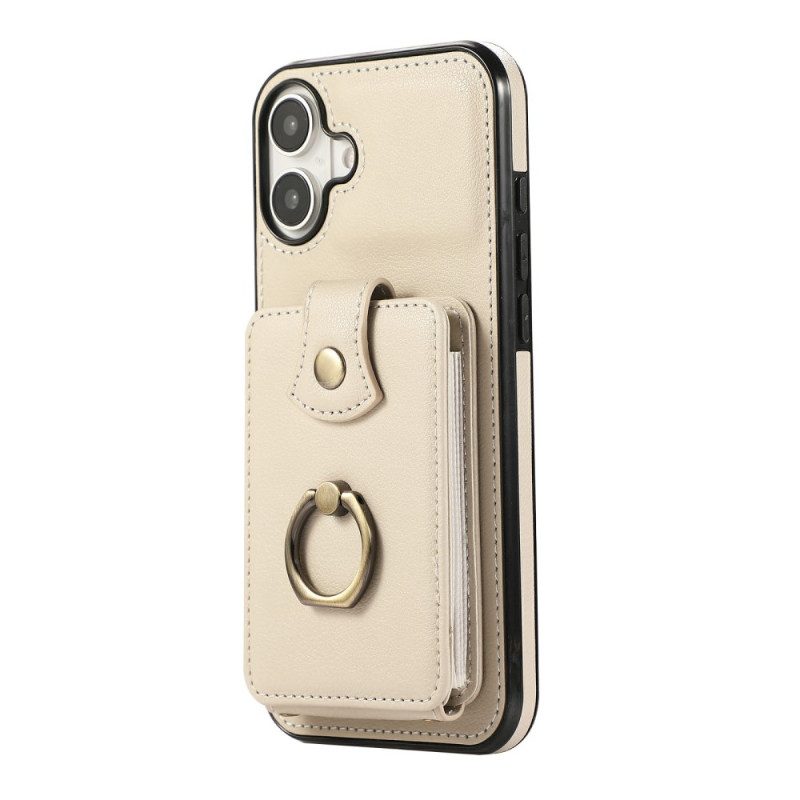 Kuori iPhone 17 Usean Kortin Pidike Ja Olkahihna Suojakuori